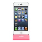 Belkin Charge+Sync Dock Station iPhone 5/5S/5C/6/6 Plus (Pink)